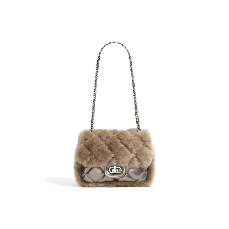 COURONNE Cow Leather Shoulder Bag Regular Women's Multicolor-13