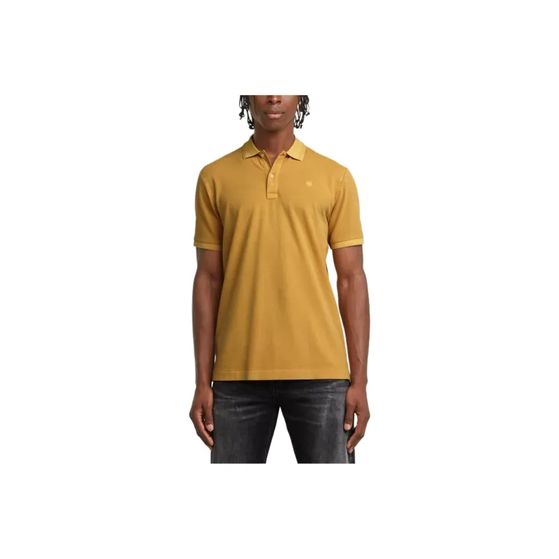 G STAR RAW Polo Shirts Men Yellow-0