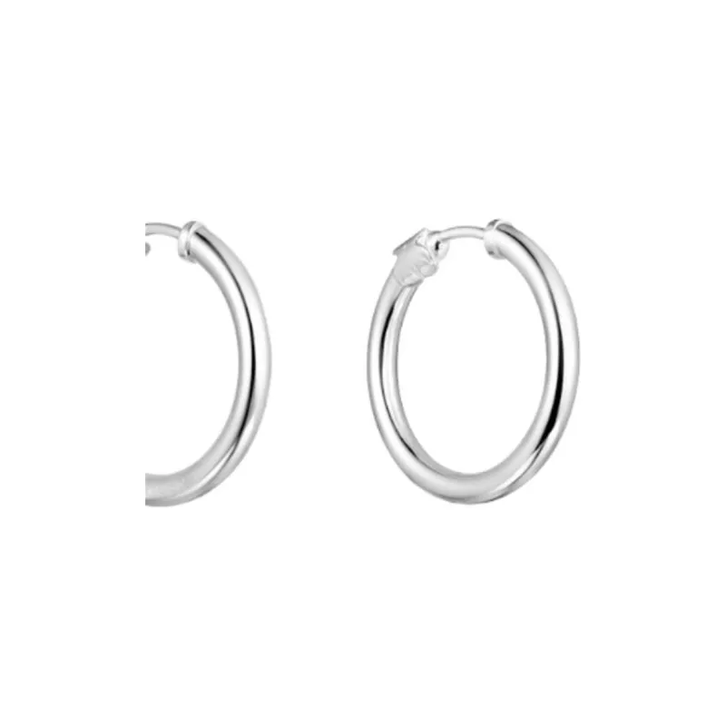 TAOSIXIONG 925 Sterling Silver Earrings Women's Silver-2