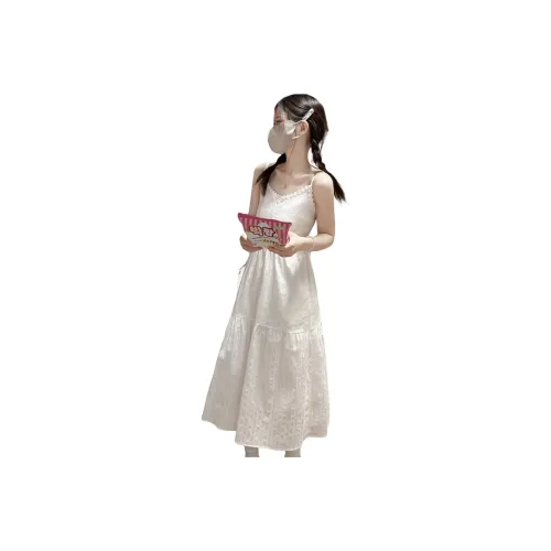 Flowers In Water Slip Dress Women's