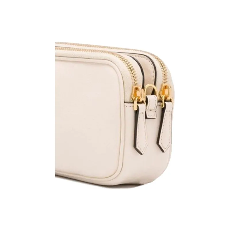 FENDI Baguette Leather Baguette Bag Crossbody Bag, Shoulder Bag Mini Women's White-4