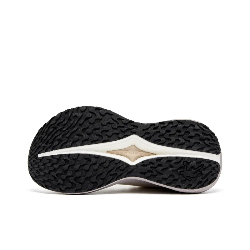 QIAODAN Navigation 600 Running Shoes Women's Low Top Ancient Porcelain White With A Hint Of Cherry Brown-4