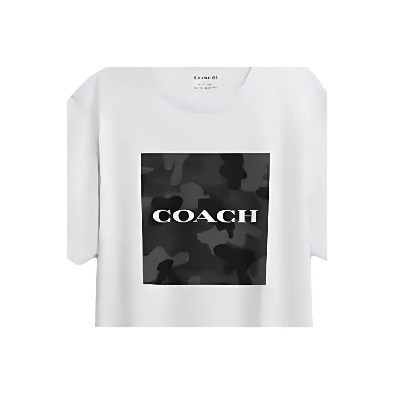 COACH T Shirts Men White-4