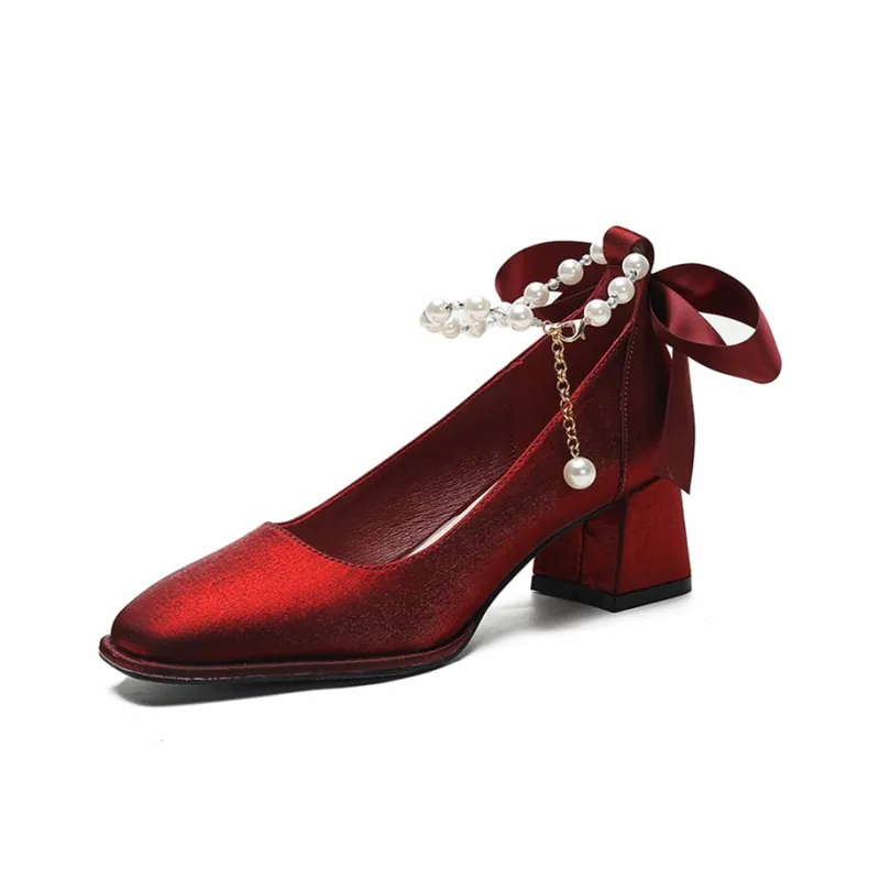 KATHRYN WILSON Chunky Heel High Heels 5cm Women's-5