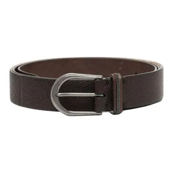 Brunello Cucinelli Genuine Leather Belts Women's Brown 