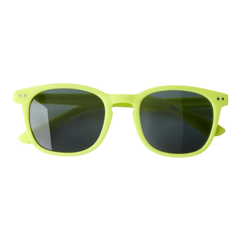 ZARA Plastic Rubber Acrylic Irregular Shape Sunglasses Unisex Green-1