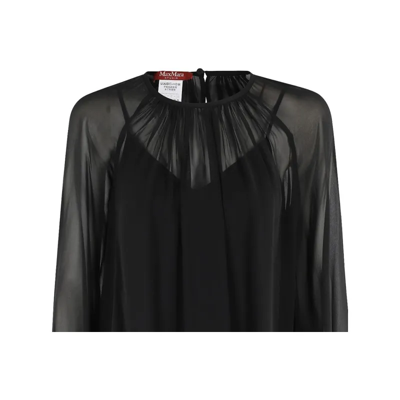 MaxMara Zeo Ruffle Detailed Crewneck Top-2