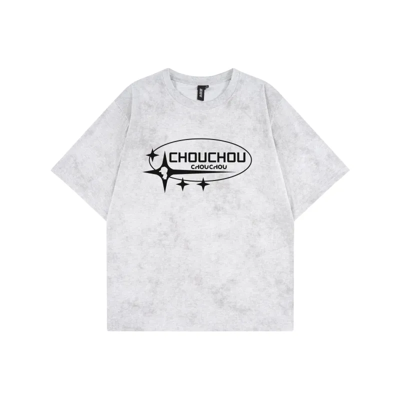 CHOUCHOUS Drop Shoulder Sleeve T Shirt Women's-4