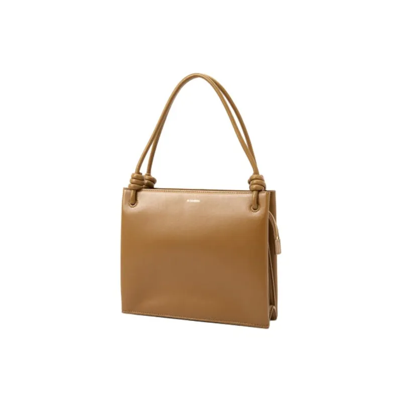 JIL SANDER Leather One Shoulder Handbag Women's Brown-1