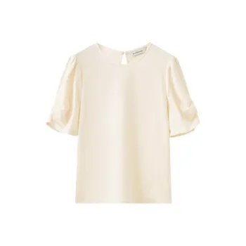 SHUIYUNJIAN Shirts Women's Beige Apricot