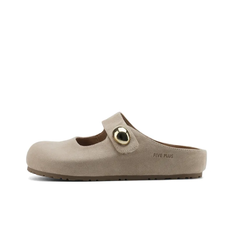 FIVE PLUS Abrasion Resistant Slip Resistant Closed Toe Slippers Women's-2