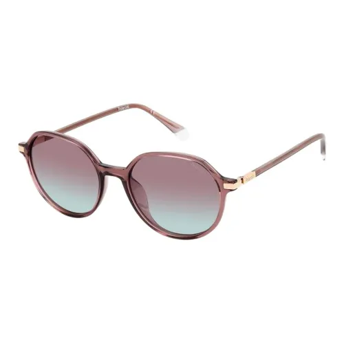 item Polycarbonate Injection Molded Round Sunglasses Women's Pink