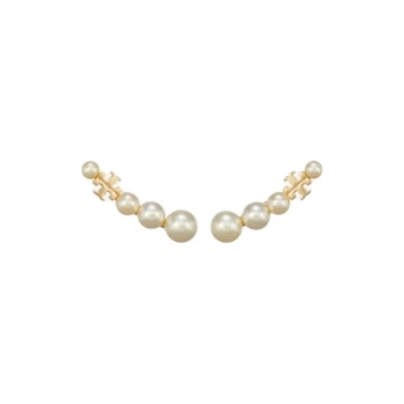 TORY BURCH Pearl Ear Crawler Earrings-0