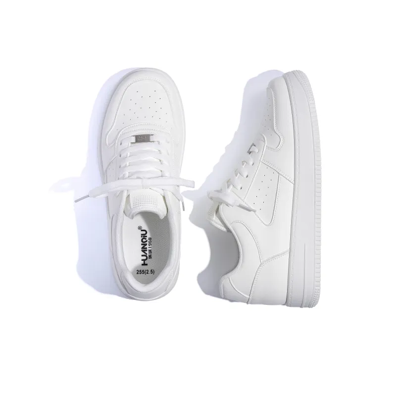 HUANQIU Abrasion Resistant, Lightweight, And Breathable Low Top Skateboard Shoes Men's-4