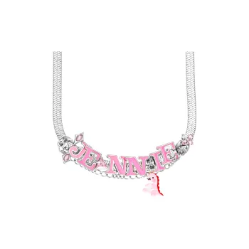 MADE BY DIZON Zircon Necklaces Women's
