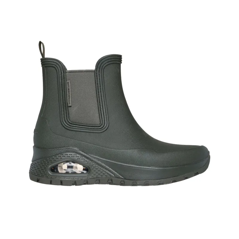 Skechers Uno Rugged Rain Boots Women's Black-1