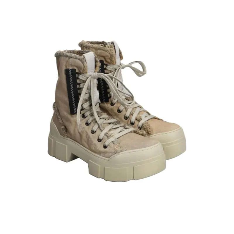 Vic Matie 305 355 Ankle Boots 5.5cm Women's Beige-2