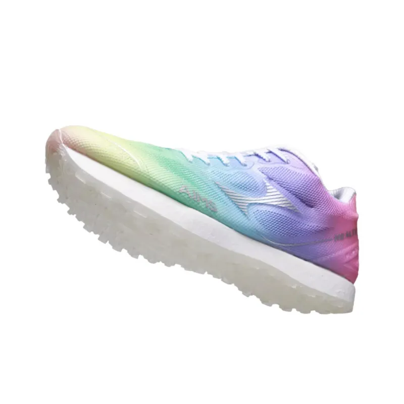 HEALTH Cushioning, Wear Resistant Low Top Running Shoes Unisex Purple Green-4