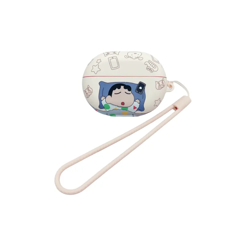 YOUKAIYUE Compatibility With Huawei FreeBuds 3/4/5 TPU Cartoon Cute Crayon Shin Chan Headphone Cases-3
