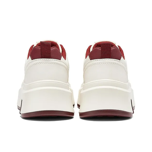 DAPHNE Low Top Skateboard Shoes Women's Red-6