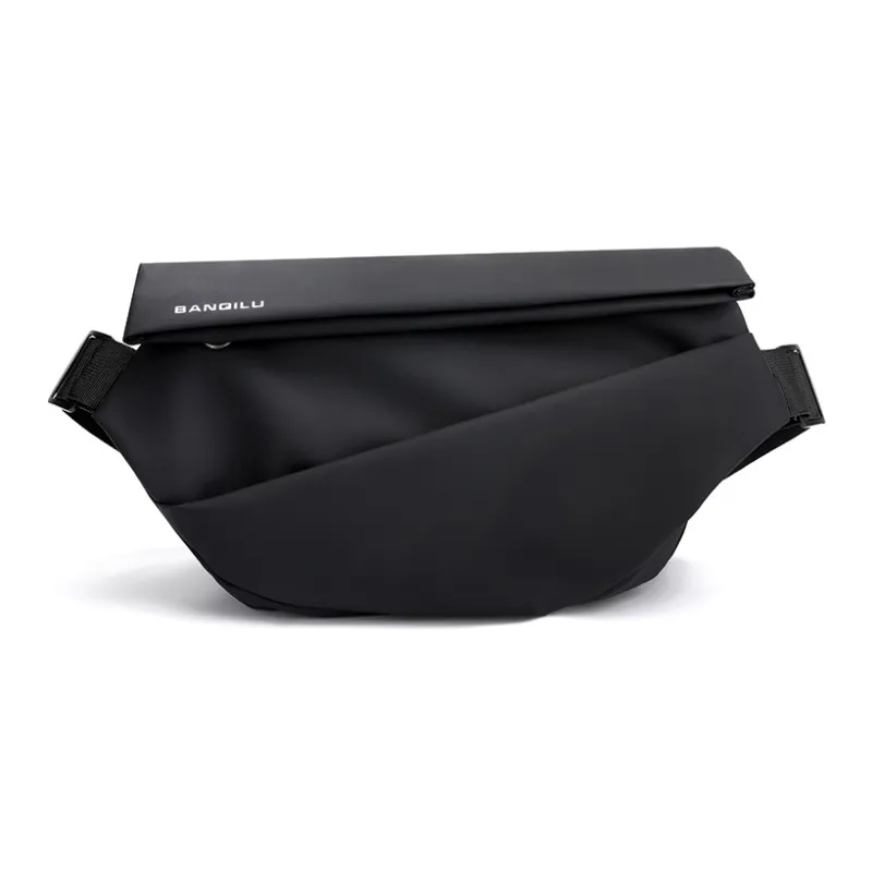 BAODIDAISHU Nylon Multifunction Crossbody Fanny Pack Sling Bag Regular Men's Black/Army Green/Gray-0