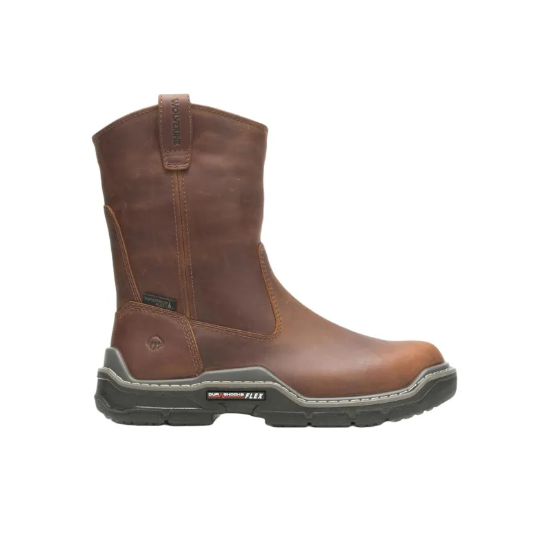 WOLVERINE Raider DuraShocks Waterproof Composite Toe Boots Peanut-1