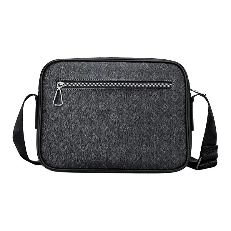 SEPTWOLVES PVC Shoulder Bag Men's Black-1