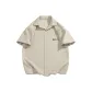 [Short-Sleeved Shirt]Apricot (Ho Red Beans Black Chest Logo)