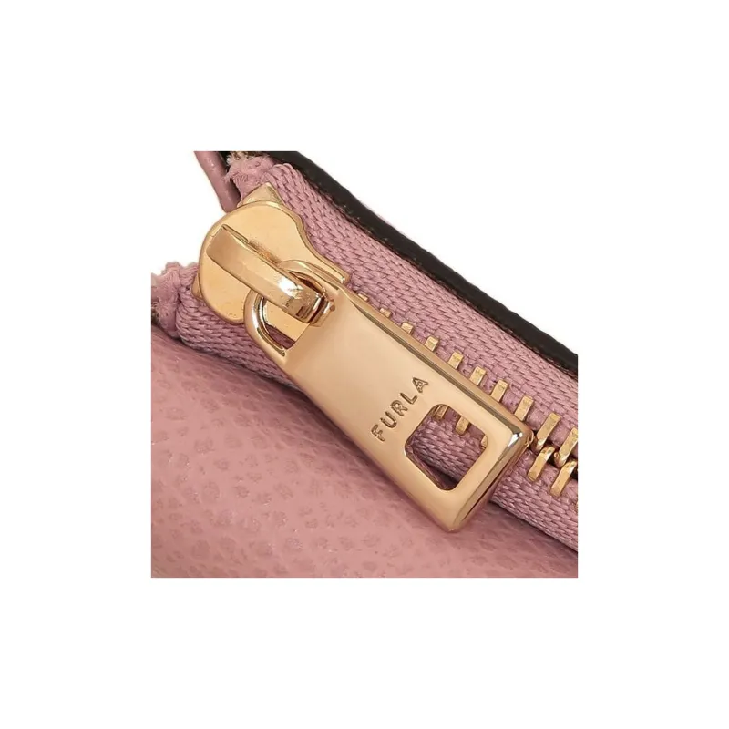 Furla Leather Coin Purse Women's Pink-6