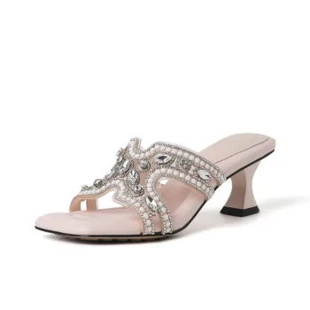 Schilling Rhinestone Abrasion Resistant Slide Slippers Women's