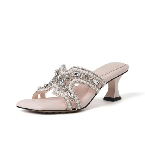 Schilling Rhinestone Abrasion Resistant Slide Slippers Women's