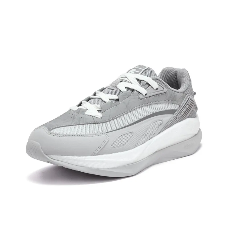 361° Spaceship Anti Slip Wear Resistant Low Top Casual Shoes Men's Photon Gray-1