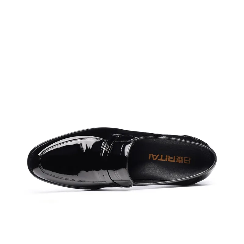 Ritai Men's Casual Shoes Men Low Top Black-2