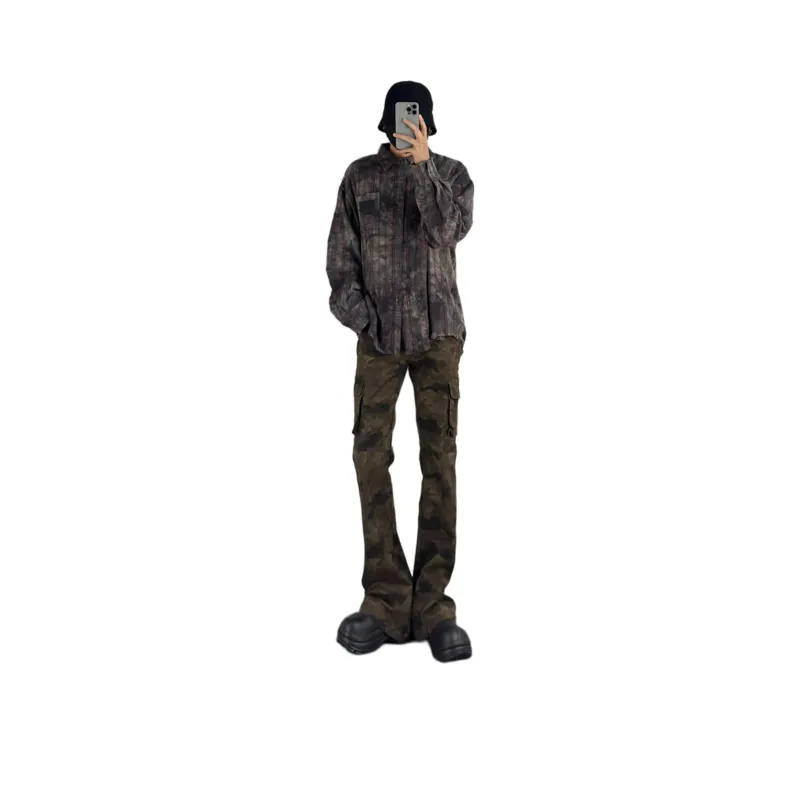 KVIV Jeans Men Camouflage -1