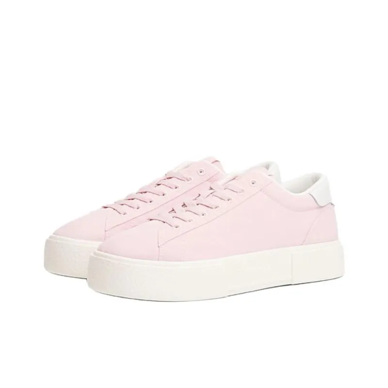 Tommy Hilfiger Trainers Low Top Skateboard Shoes Women's Pink-2