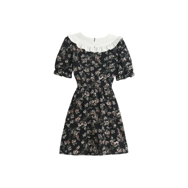 GUOZHEN Short Sleeved Dress Women's-1