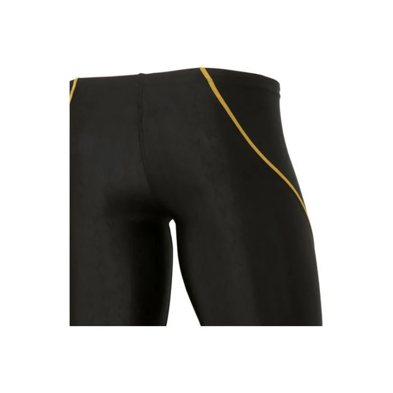 Speedo Swimming Shorts Men's Black Yellow-3