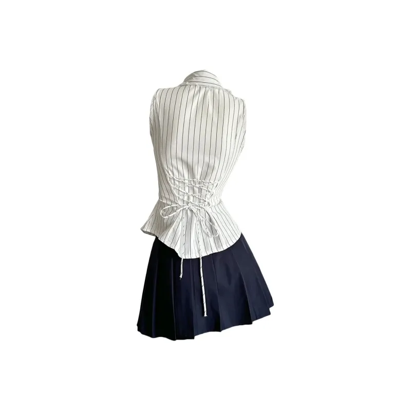 Flowers In Water Skirt Set Women's-1