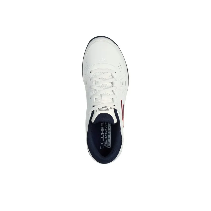 Skechers Viper Court Mid Top Basketball Shoes Men's White-4