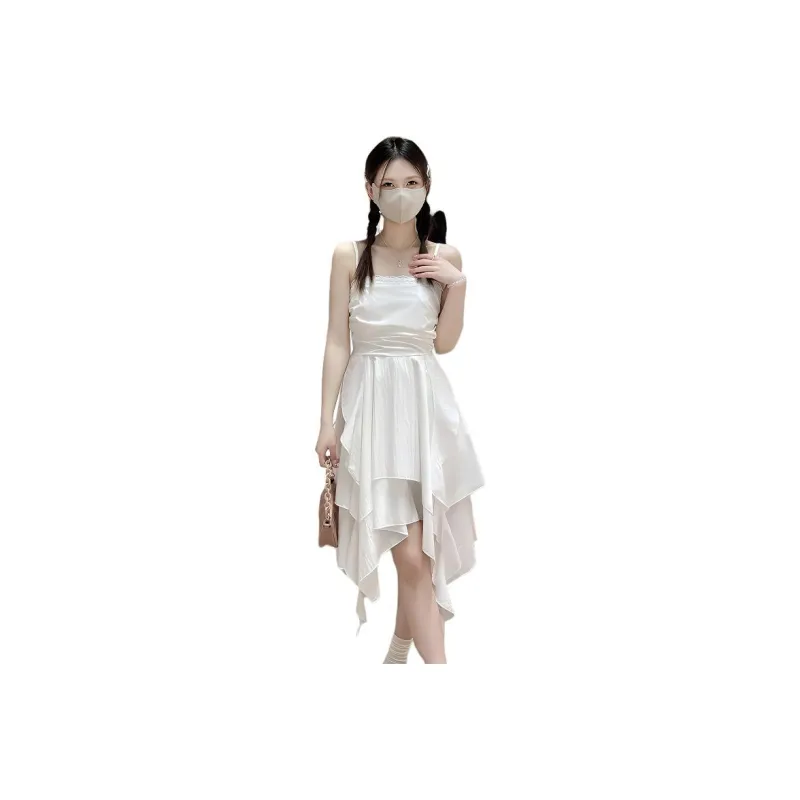 Flowers In Water Slip Dress Women's-0