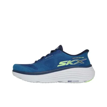 Skechers Max Cushioning Low Top Running Shoes Men's Blue