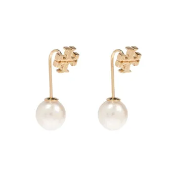 TORY BURCH Glass Earrings Women's Gold