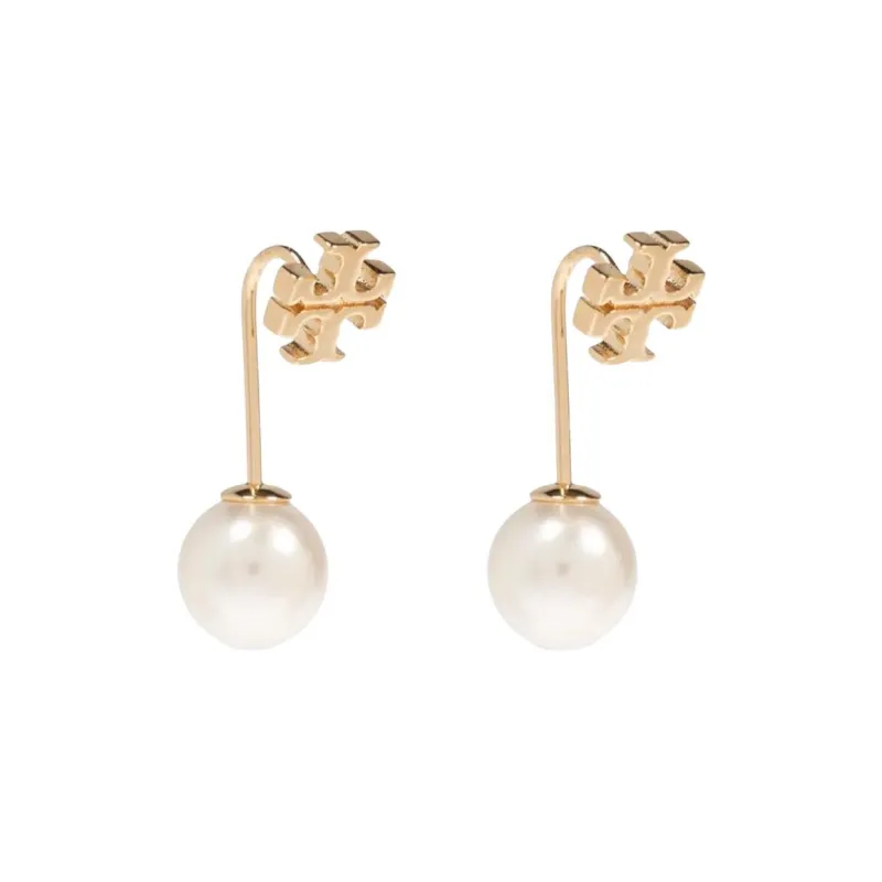 TORY BURCH Pearl Front Back Earrings-0