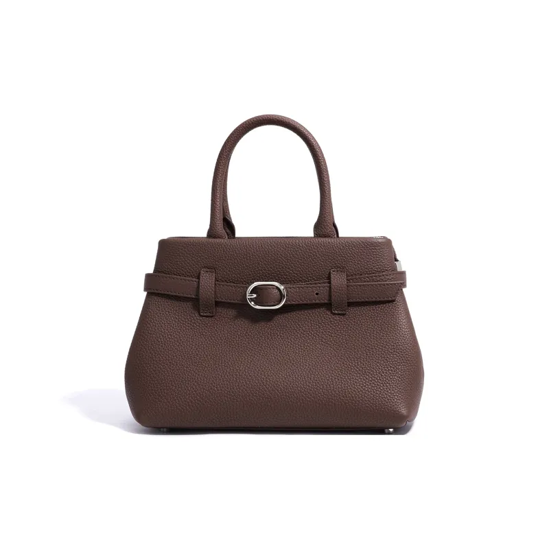 COURONNE Top Grain Cow Leather Kelly Bag Handbag Regular Women's Multicolor-21