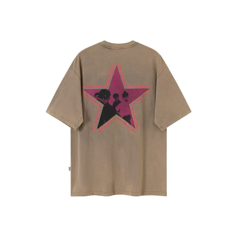 KYKW Drop Shoulder Sleeve T Shirt Women's-1