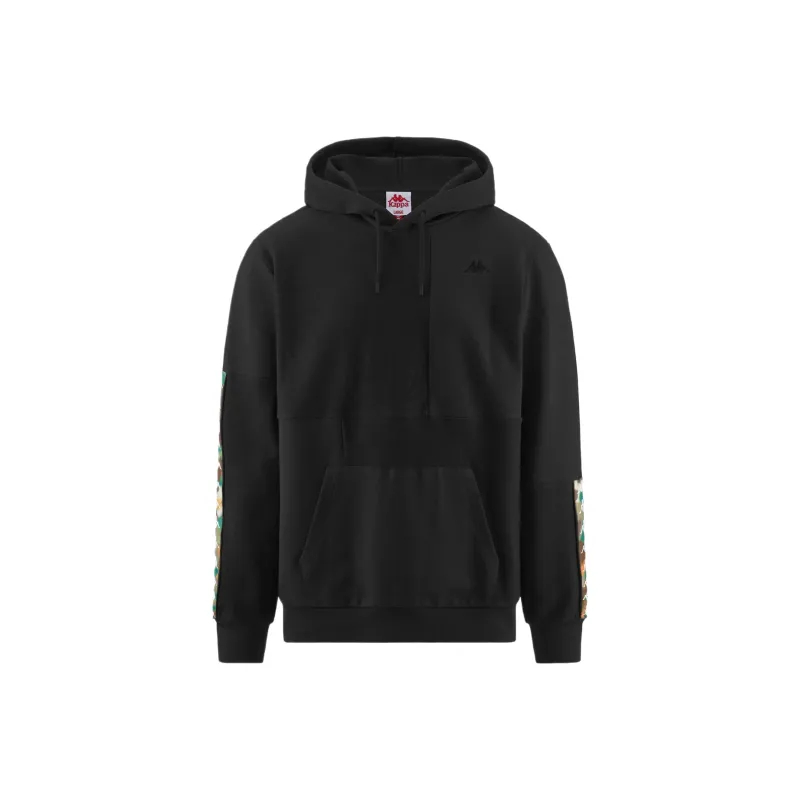 Kappa Sweatshirt Men's Black Dark Gray-0