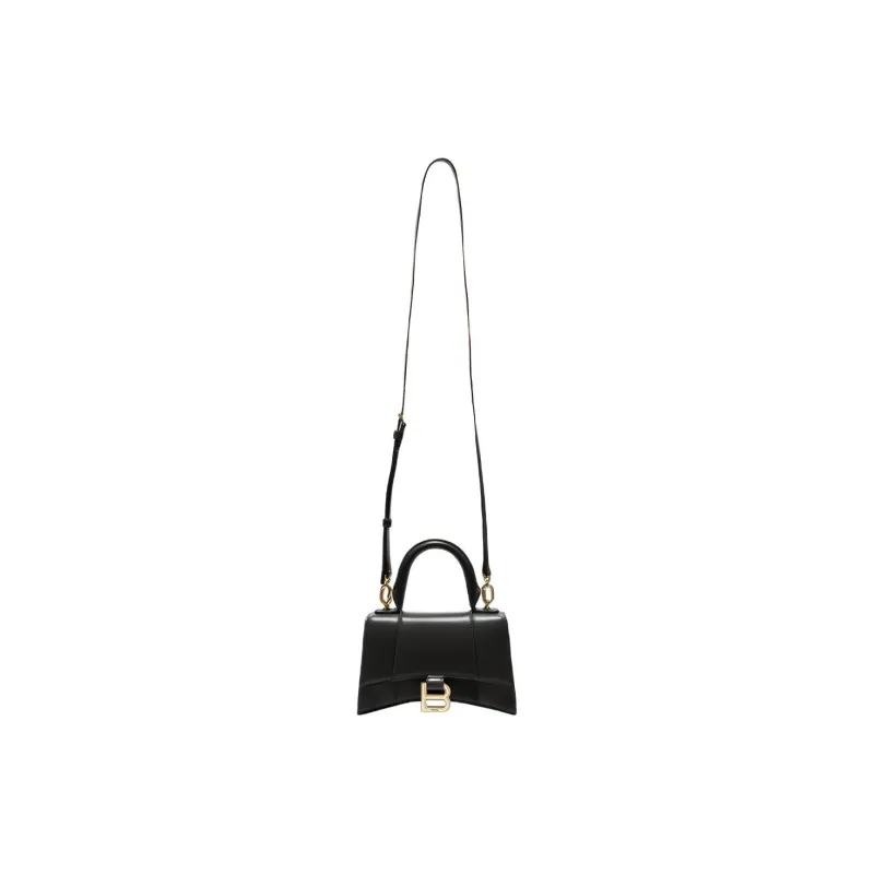 Balenciaga Hourglass Top Handle Xs Black-1