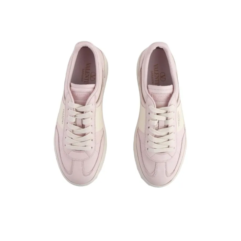Valentino Low Top Skateboard Shoes Women's Pink-4