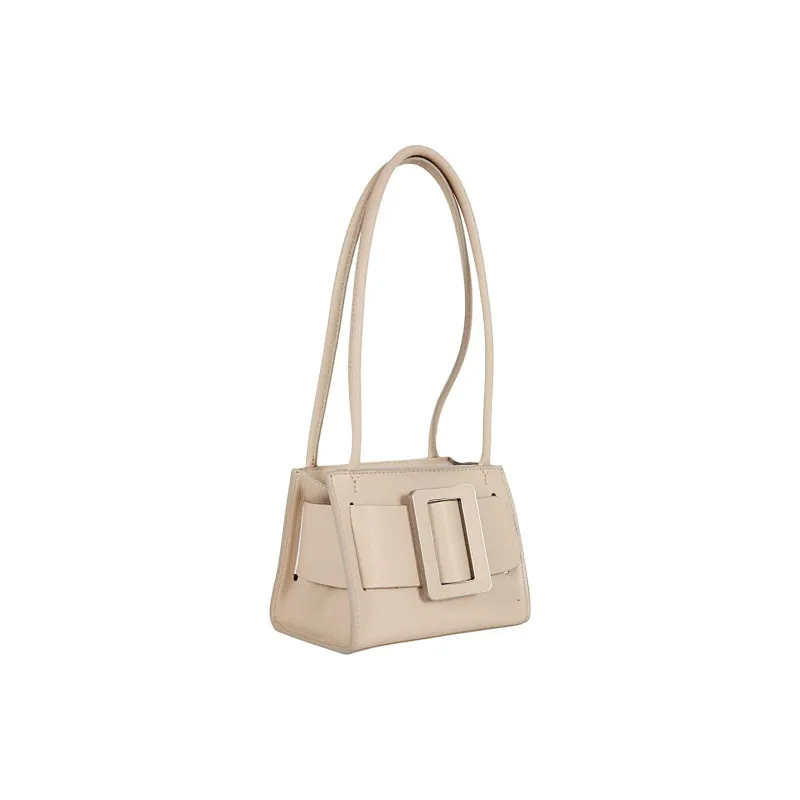 BOYY Calfskin With Suede Tote Bag, Shopping Bag, Handbag Women's Ivory White-1