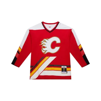 Mitchell & Ness Ice Hockey Pucks Sports Apparel Men's Red White